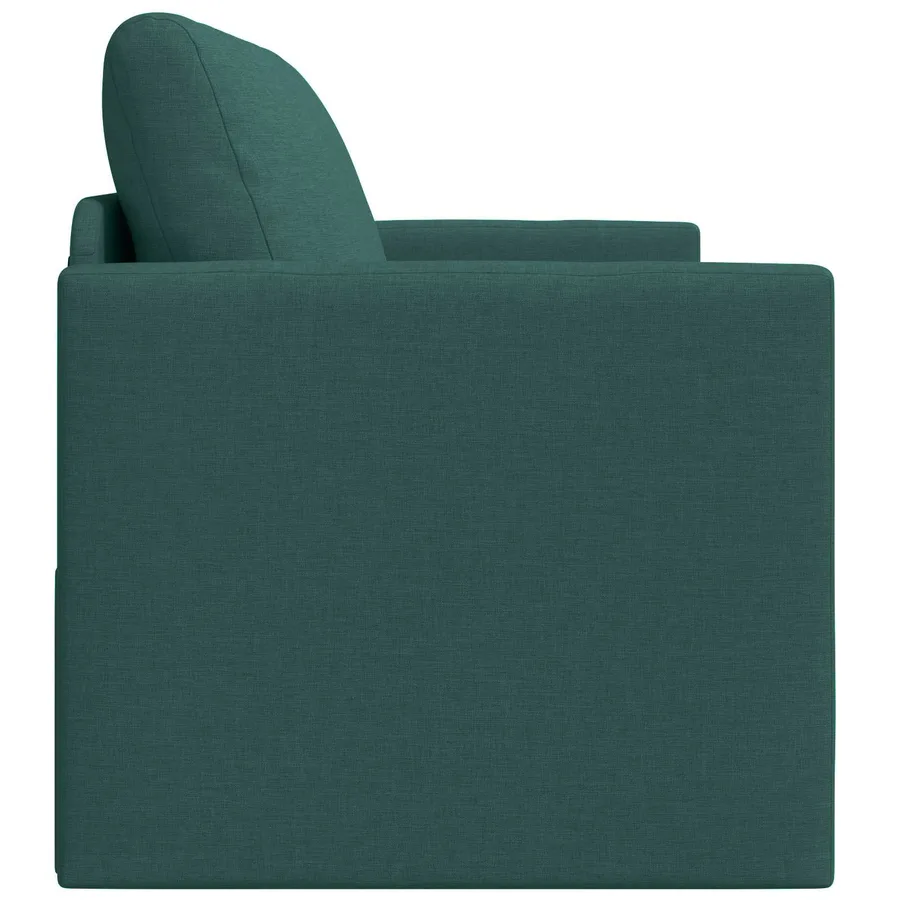 Canapé-Lit 110cm Vert foncé tissu - 6