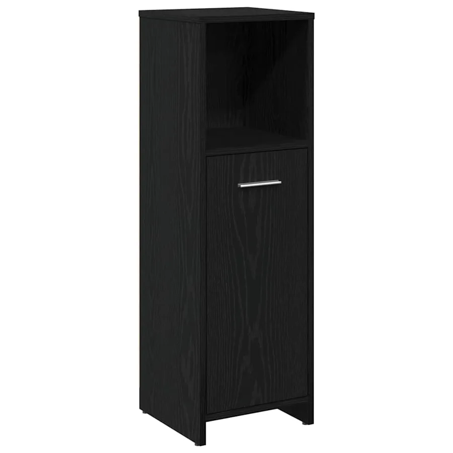 Ensemble de mobilier de salle de bain 3 pcs Chêne noir - 5