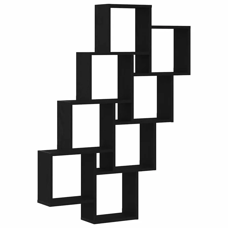 Étagère Murale Chêne noir 90 x 15 x 119,5 cm Bois d'ingénierie - 2