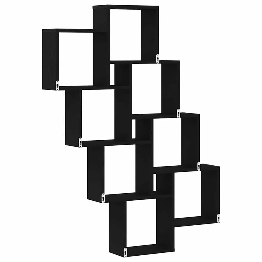 Étagère Murale Chêne noir 90 x 15 x 119,5 cm Bois d'ingénierie - 5