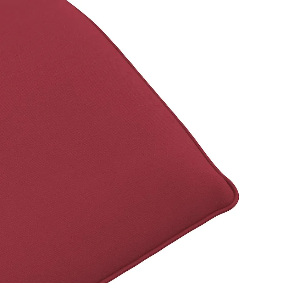 Transat pliant rouge vin 175 x 54 x 8,5 cm tissu Oxford - 9