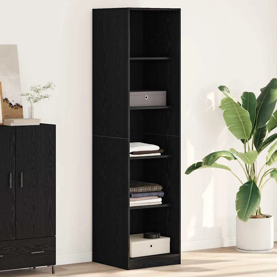 Armoire Chêne noir 50 x 50 x 200 cm Bois d'ingénierie