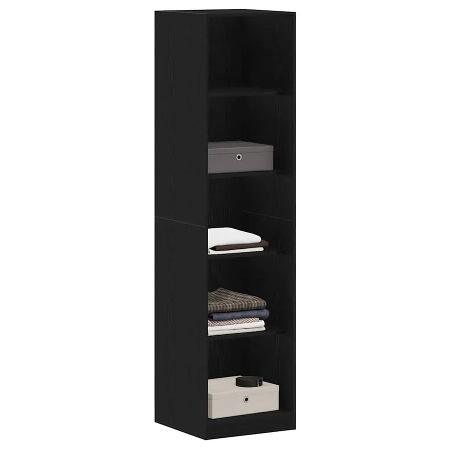 Armoire Chêne noir 50 x 50 x 200 cm Bois d'ingénierie - 3