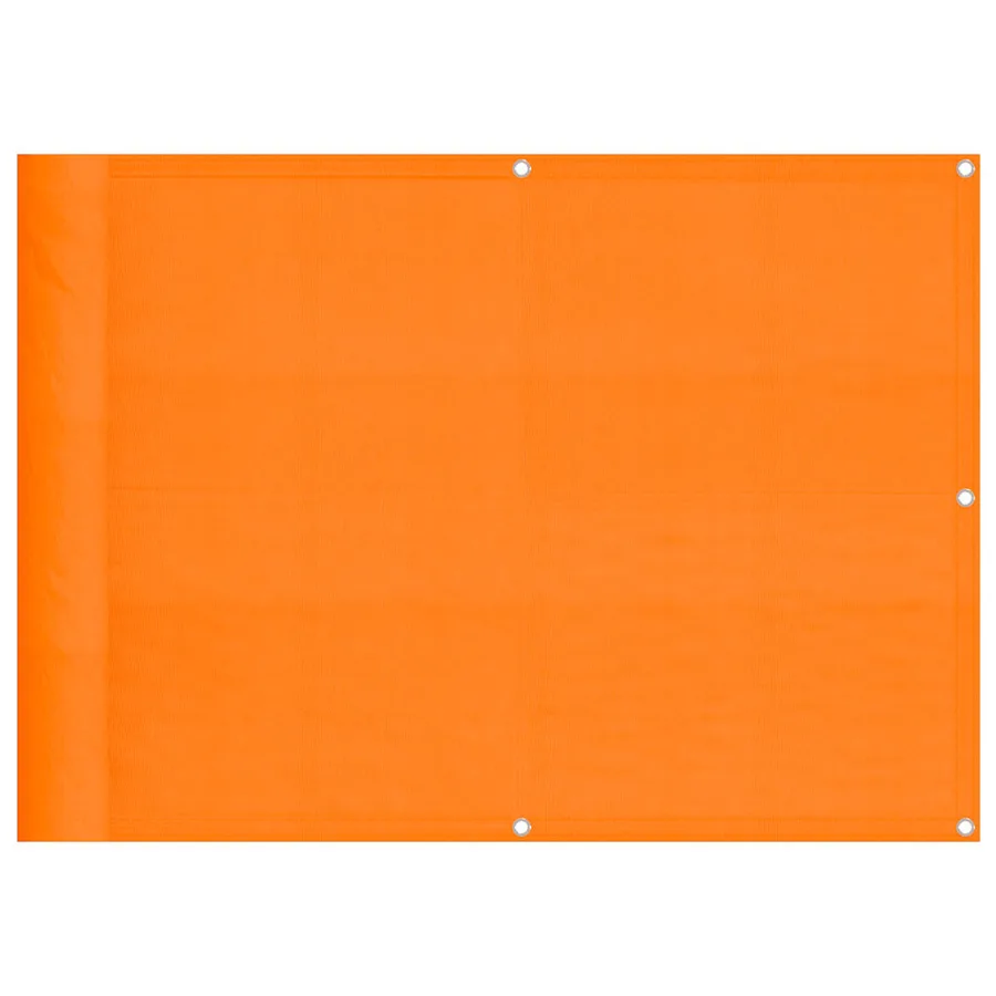 Paravent de balcon orange 75 x 800 cm 100 % polyester Oxford - 2