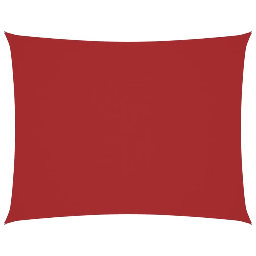 Voile de parasol tissu oxford rectangulaire 2x3,5 m rouge - 2