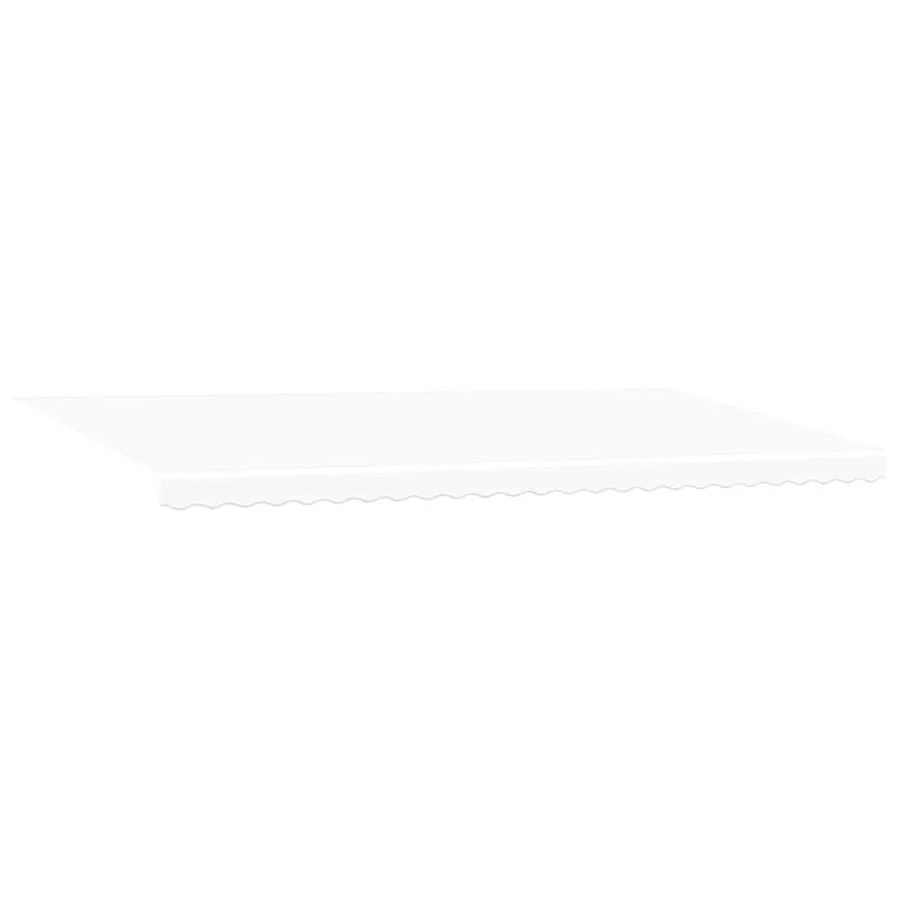 Toile de rechange pour auvent Blanc 6 x 3 m Polyester - 2