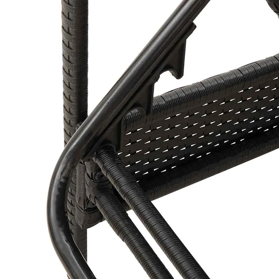 Chaise longue réglable 3 positions polyrotin Marron - 16