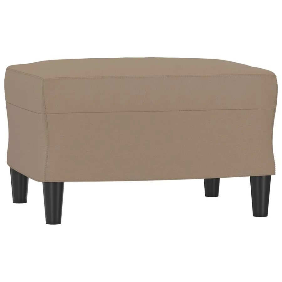 Ensemble de canapés 3 pcs avec coussins cappuccino similicuir - 5