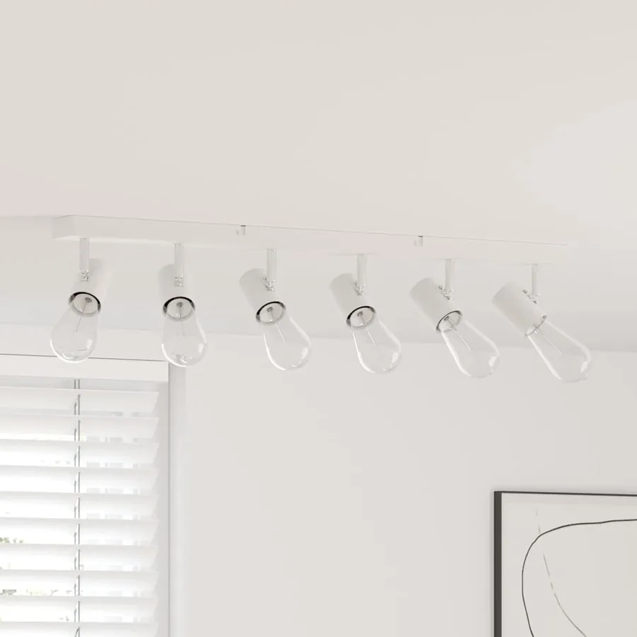 Spot de plafond Blanc 73 x 6,5 x 11,5 cm Métal