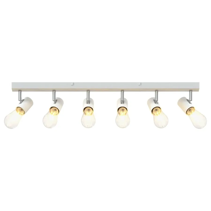 Spot de plafond Blanc 73 x 6,5 x 11,5 cm Métal - 11