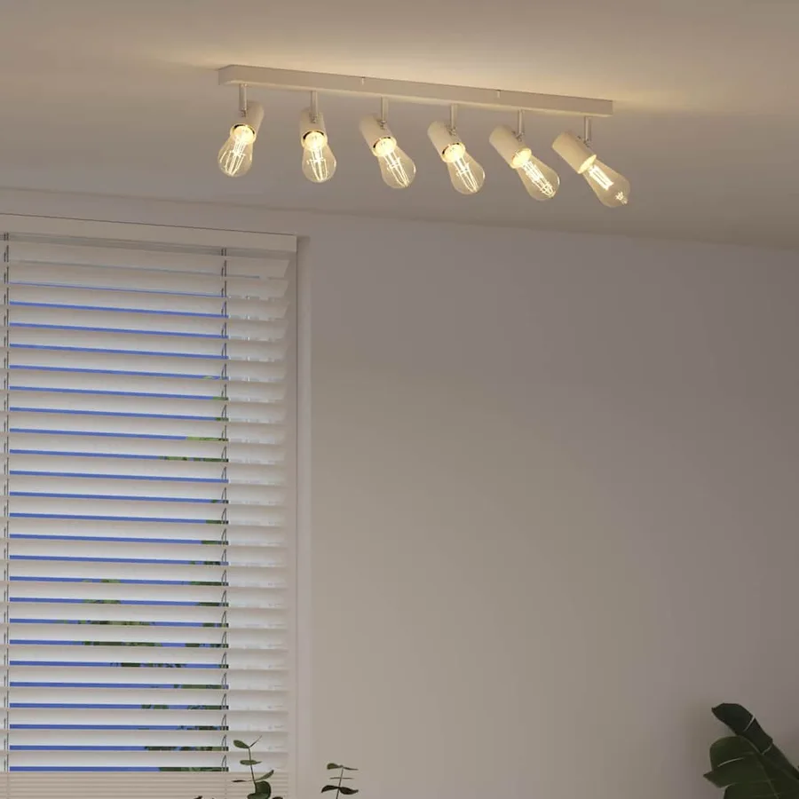 Spot de plafond Blanc 73 x 6,5 x 11,5 cm Métal - 4