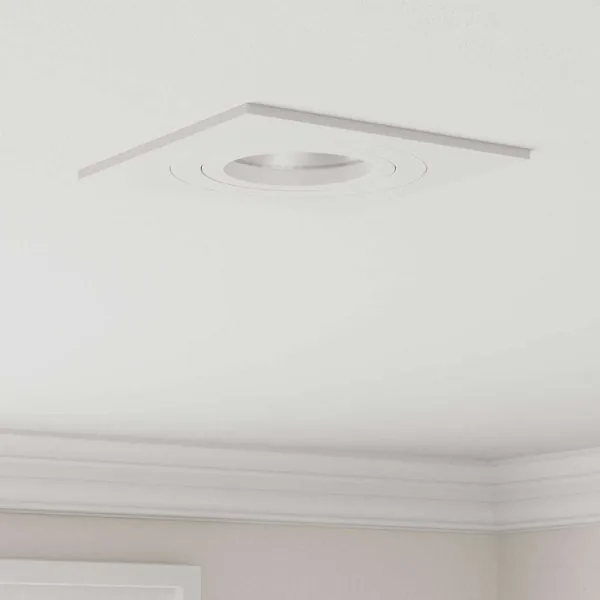 Projecteur 6 pcs Blanc 9 x 9 x 2 cm Aluminium
