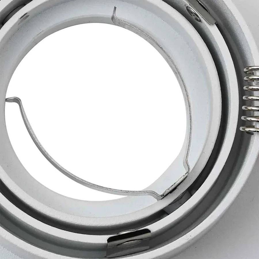 Projecteur 6 pcs Blanc 9 x 9 x 2 cm Aluminium - 9