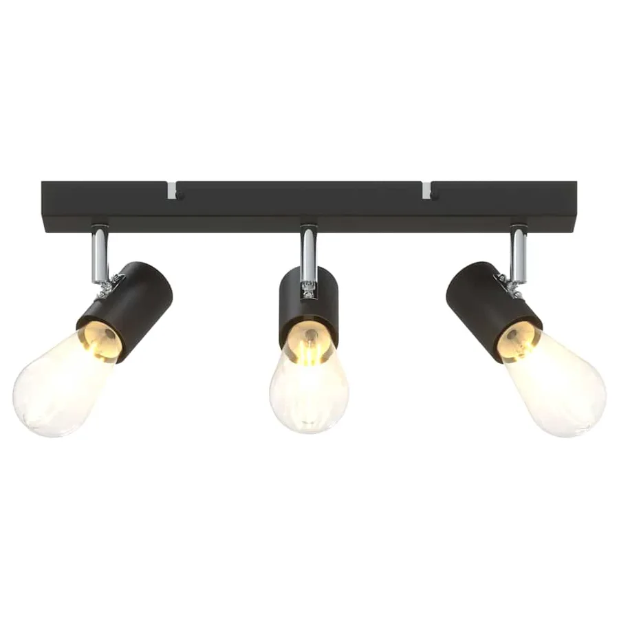 Spot de plafond Noir 38 x 6,5 x 11,5 cm Métal - 11