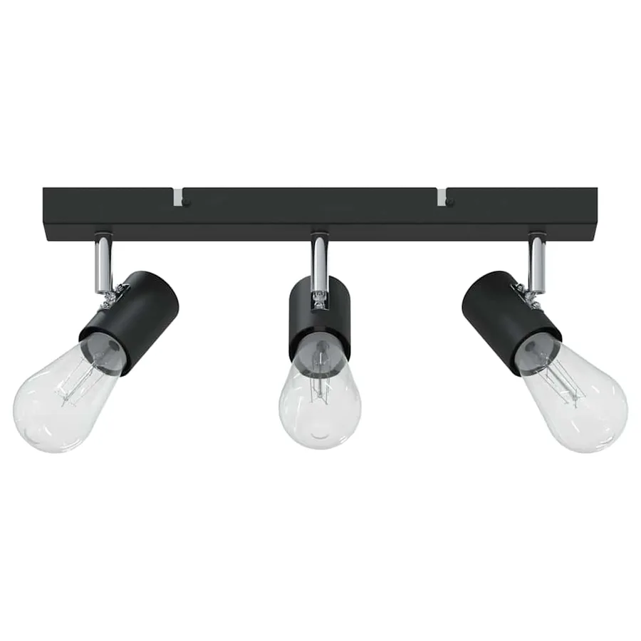 Spot de plafond Noir 38 x 6,5 x 11,5 cm Métal - 3