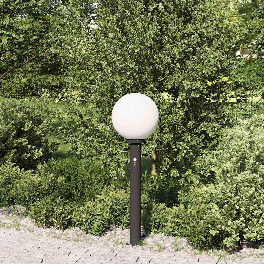 Borne lumineuse avec détecteur 80 cm Noir IP44 - 3