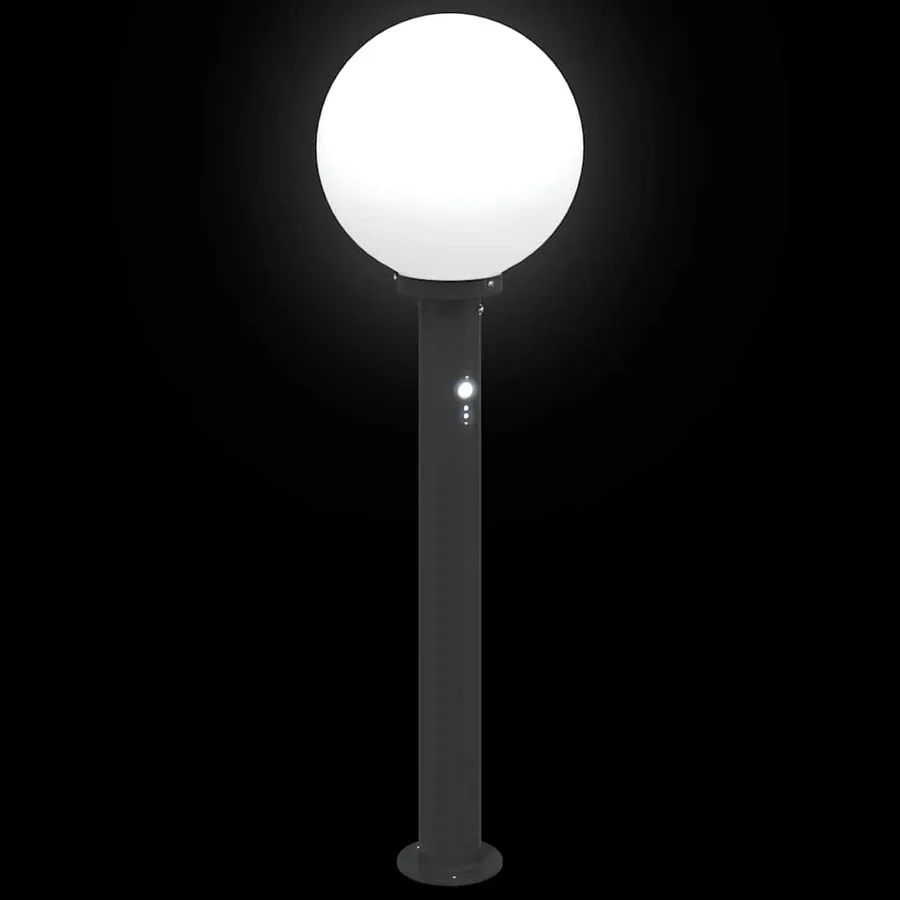 Borne lumineuse avec détecteur 80 cm Noir IP44 - 6
