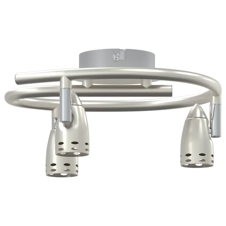 Spot de plafond Nickel 24 x 22 x 12,5 cm Métal - 6