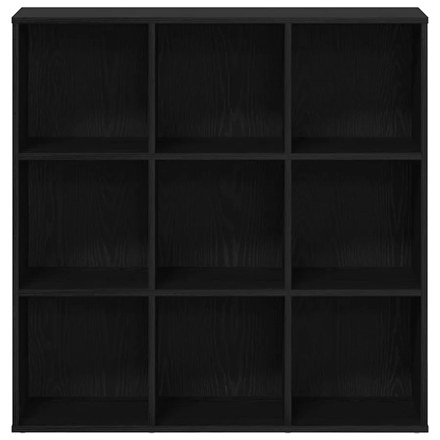 Bibliothèque en chêne noir 98 x 29 x 97,5 cm bois d'ingénierie - 5