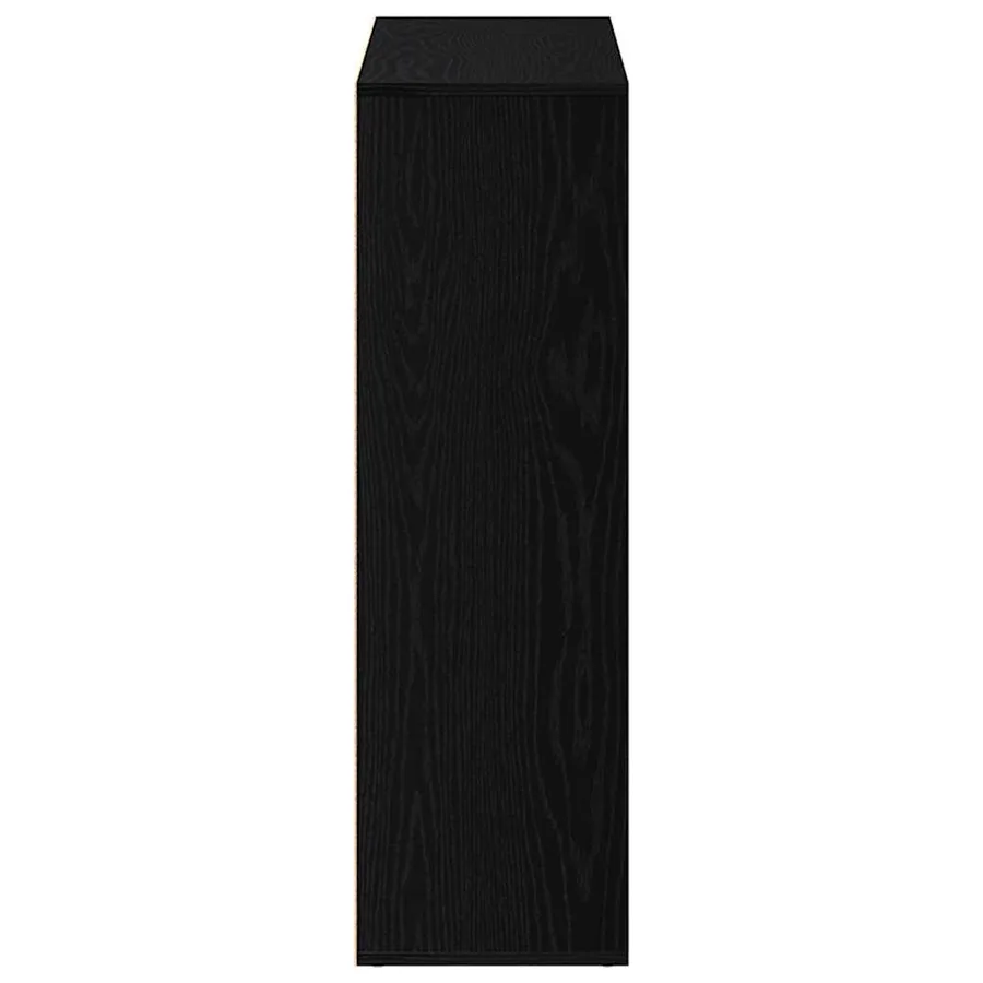 Bibliothèque en chêne noir 98 x 29 x 97,5 cm bois d'ingénierie - 6