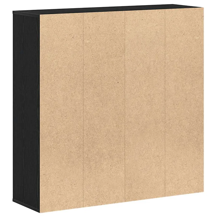 Bibliothèque en chêne noir 98 x 29 x 97,5 cm bois d'ingénierie - 7