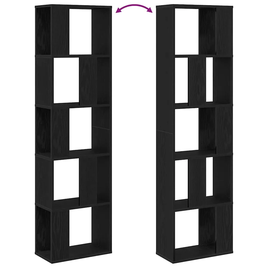 Bibliothèque Chêne noir 45 x 23,5 x 162,5 cm - 9