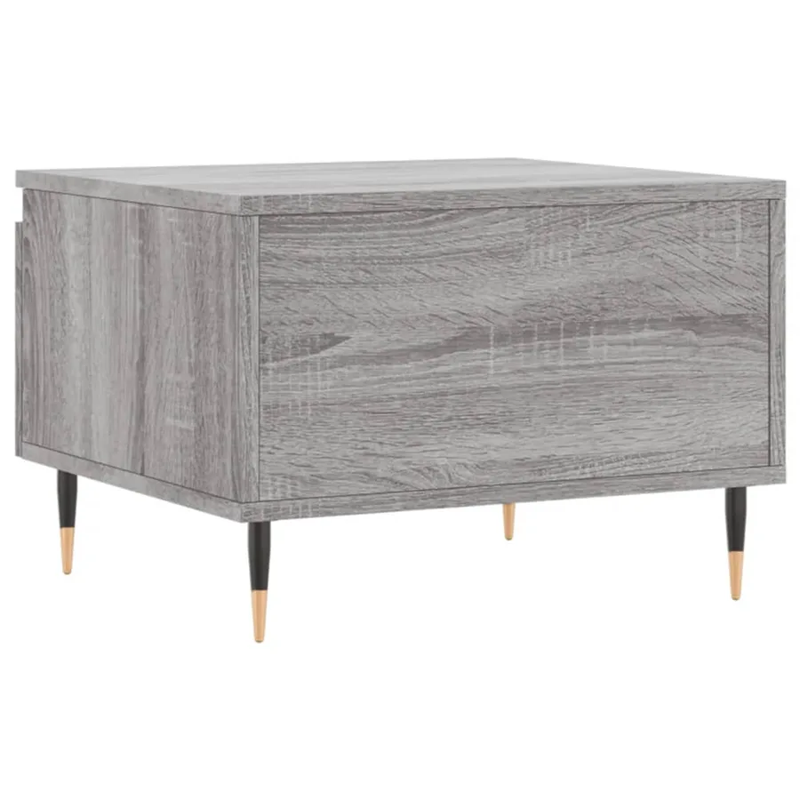 Tables basses 2 pcs sonoma gris 50x46x35 cm bois d'ingénierie - 9