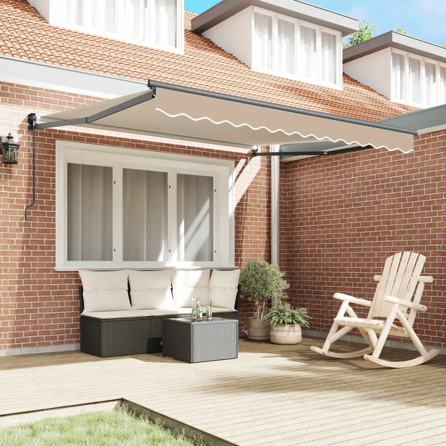 Auvent rétractable Beige 350 x 250 cm - 3