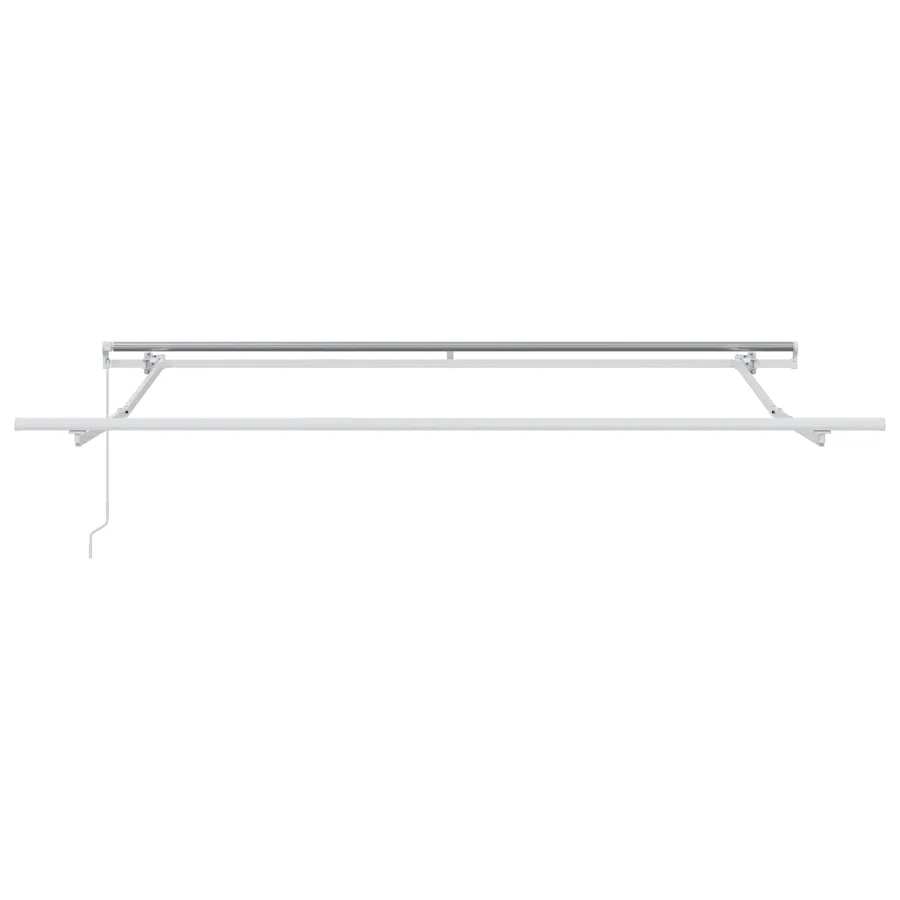 Auvent rétractable Noir 350 x 250 cm Polyester et Aluminium - 2