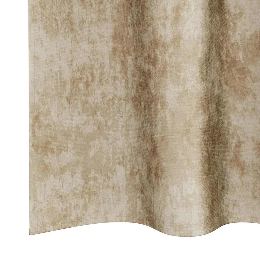 Rideaux en velours 2 pcs Crème 245 x 140 cm Velours - 6