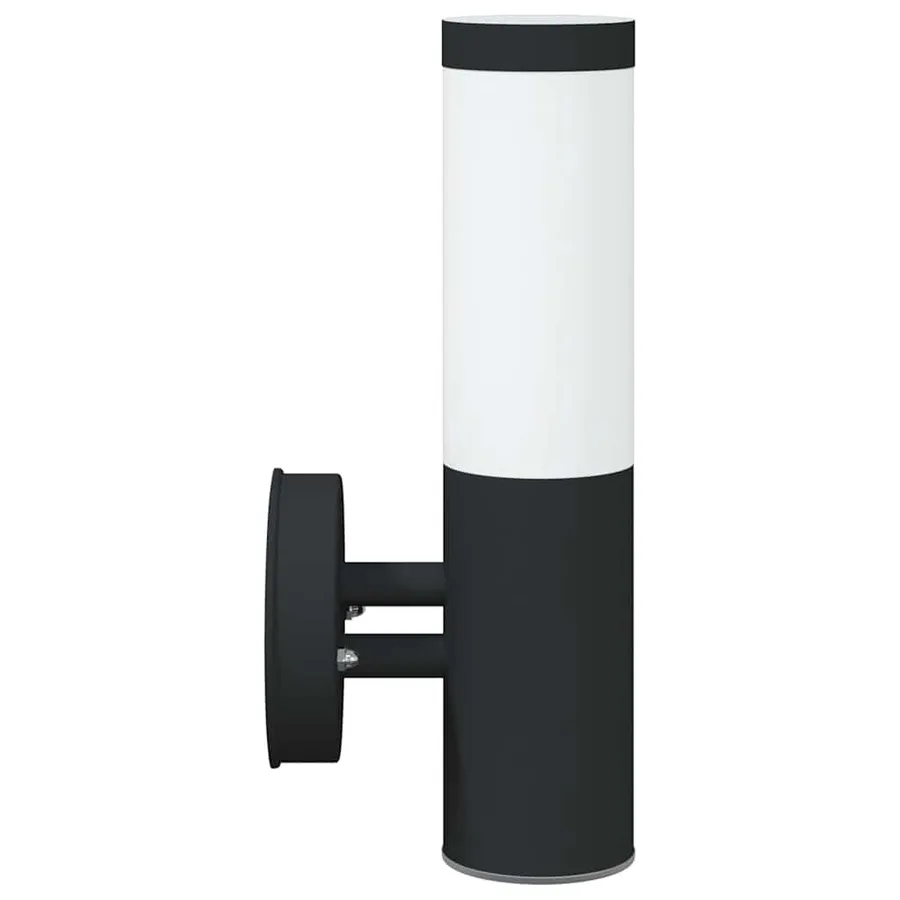 Applique Murale Extérieure 2 pcs Noir 15 x 7,5 x 33 cm - 6