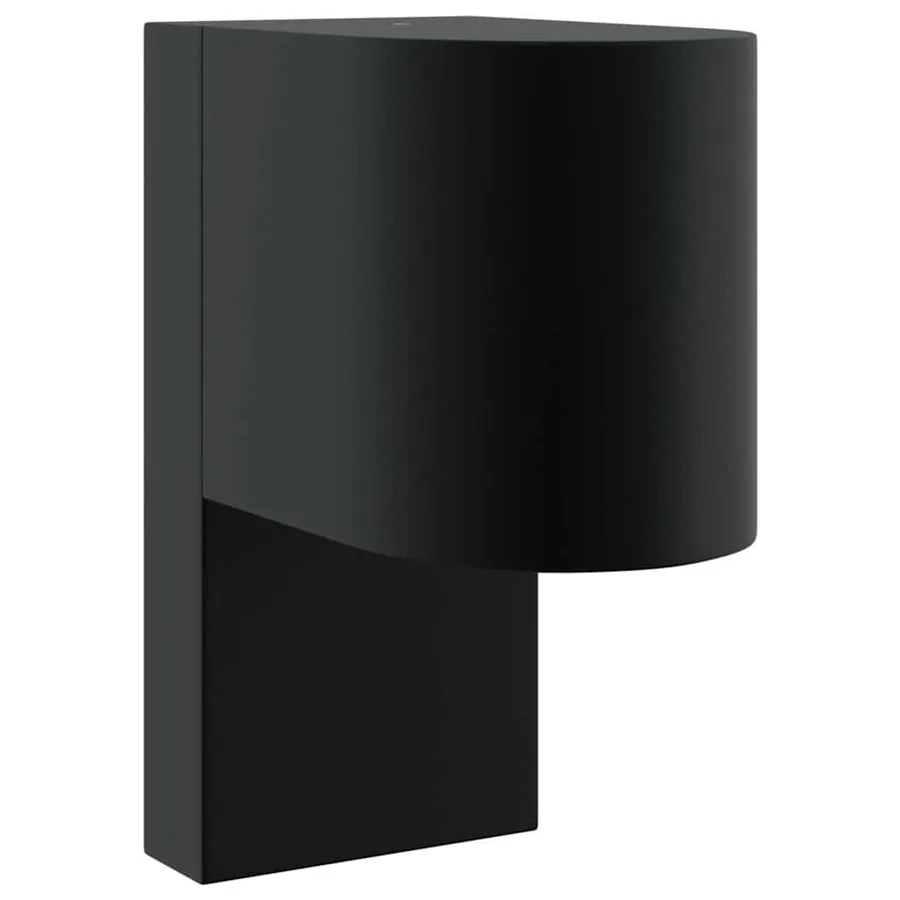 Applique Murale Extérieure 2 pcs Noir 12 x 7 x 15 cm - 4