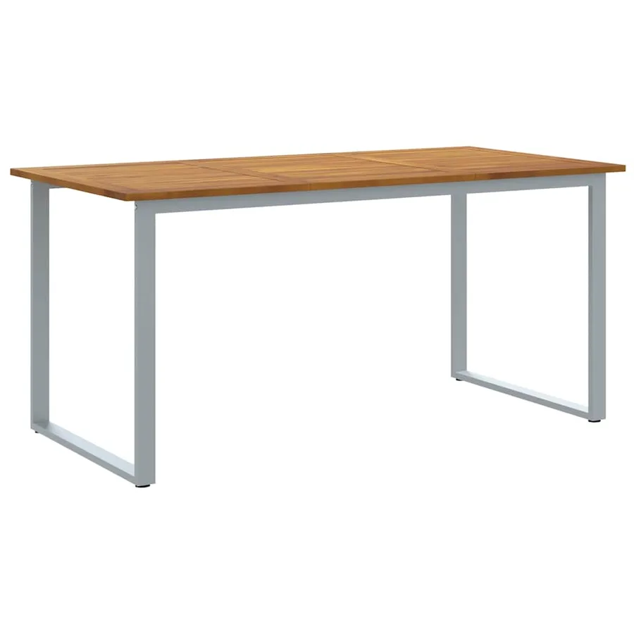 Ensemble de salle à manger pour jardin 5 pcs Gris - 5