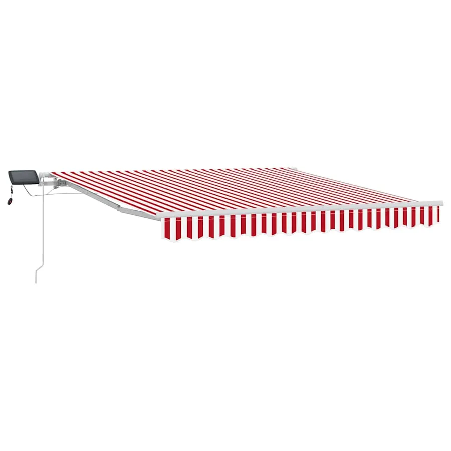 Auvent rétractable Rouge et Blanc 300 x 250 cm - 2