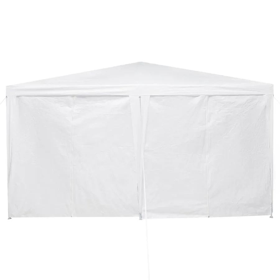 Tente de fête Blanc 400 x 400 x 266 cm Polyéthylène - 8