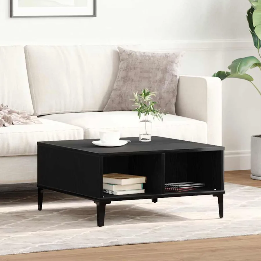 Table basse Chêne noir 60 x 60 x 30 cm