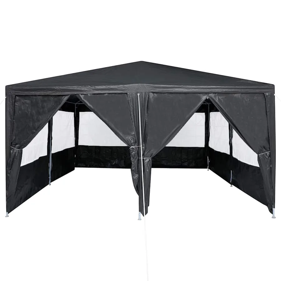 Tente de fête Anthracite 400 x 400 x 266 cm Polyéthylène - 5