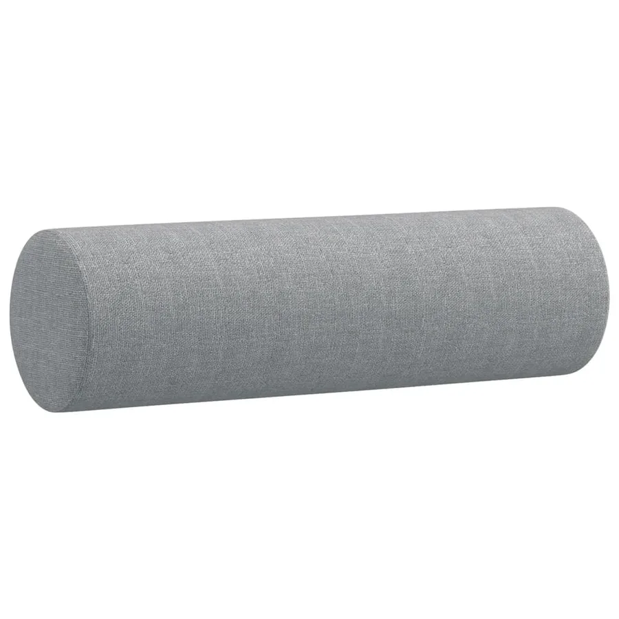Ensemble de canapés 2 pcs coussins gris clair tissu - 6