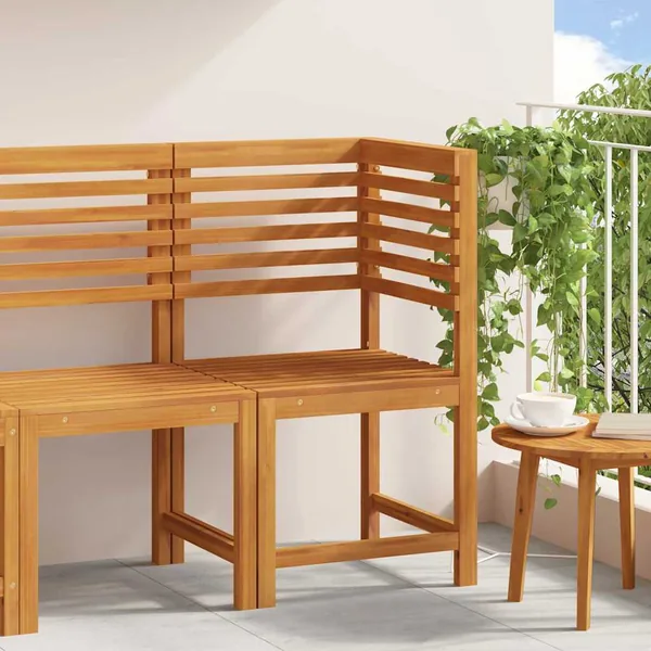 Chaise de jardin Marron 50 x 50 x 91cm Bois d'acacia massif