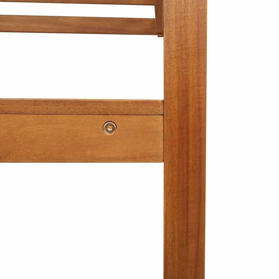 Chaise de jardin Marron 50 x 50 x 91cm Bois d'acacia massif - 7