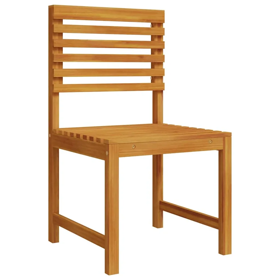 Ensemble bistro de jardin 5 pcs Marron Bois d'Acacia Massif - 5