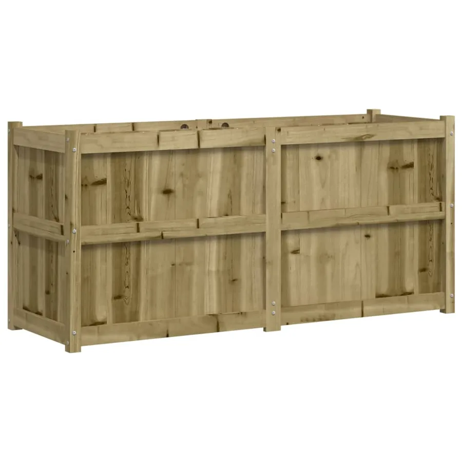 Jardinière 150x50x70 cm bois de pin imprégné - 2