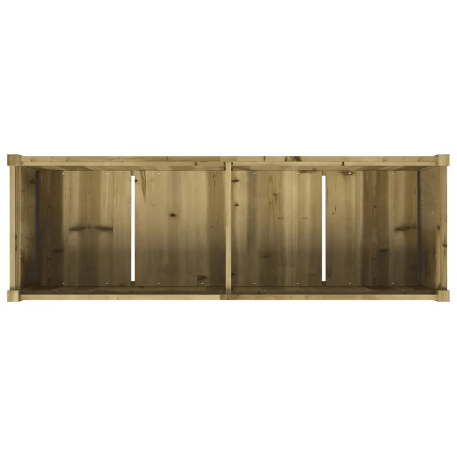 Jardinière 150x50x70 cm bois de pin imprégné - 8