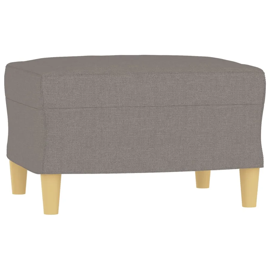 Ensemble de canapés 4 pcs avec coussins taupe tissu - 6