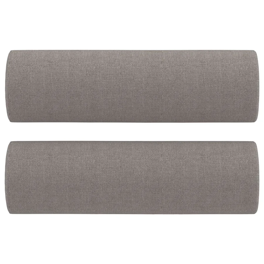 Ensemble de canapés 4 pcs avec coussins taupe tissu - 7