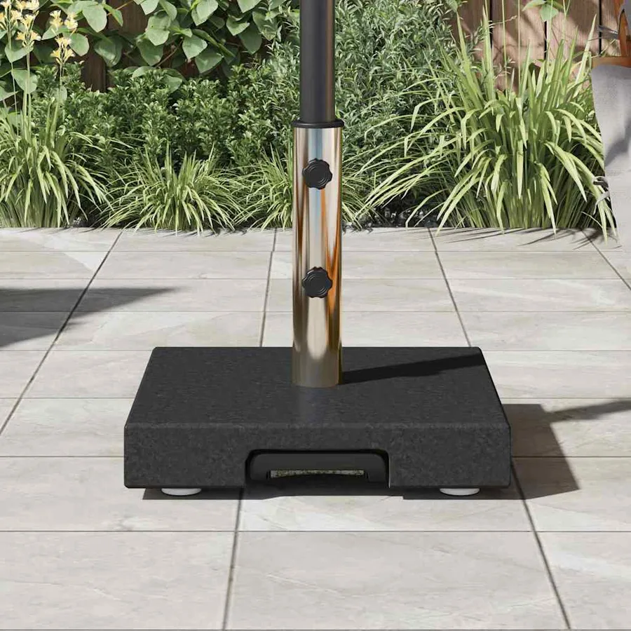 Pied de parasol Noir 41 x 41 x 37 cm Granite - 4
