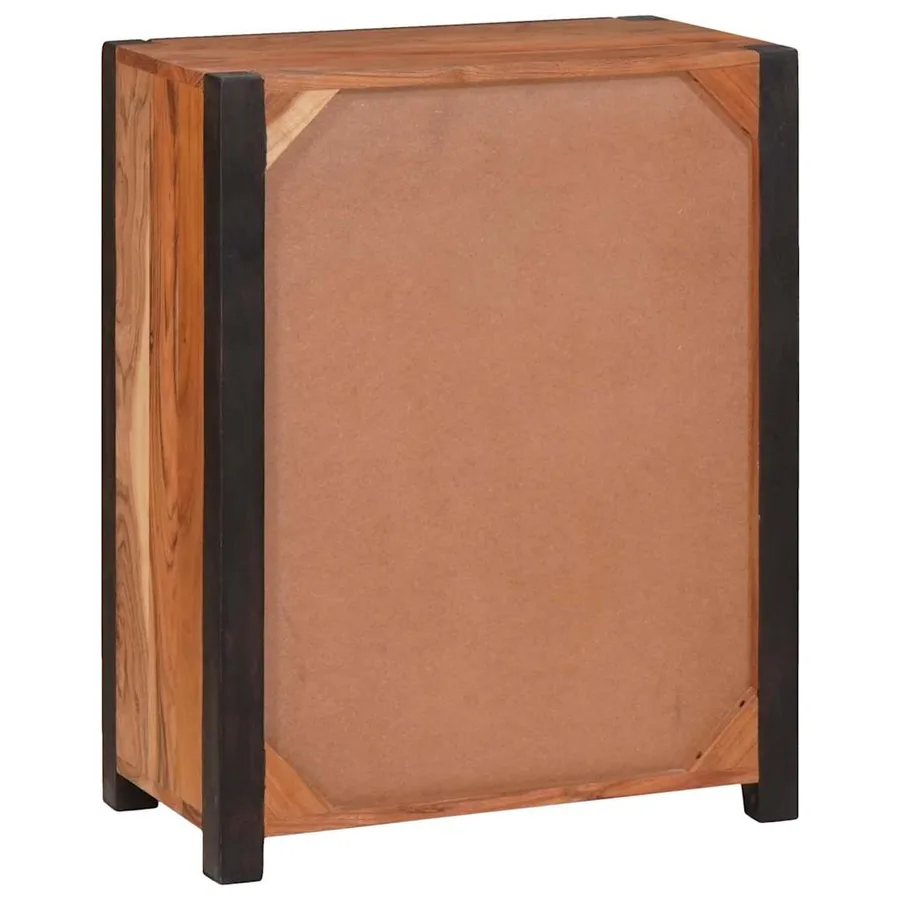 Buffet avec tiroir Marron 55 x 30 x 75 cm Bois d'Acacia Massif - 7
