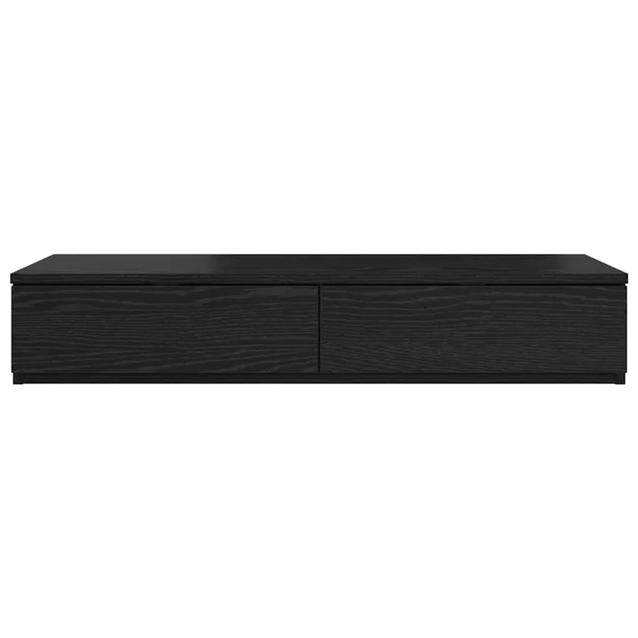 Tiroirs de lit Chêne noir 90 x 36,5 x 16,5 cm Bois d'ingénierie - 6