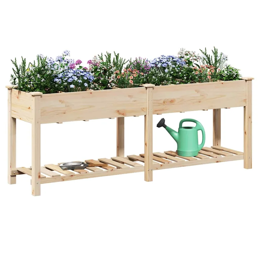 Cache-pot de jardin Beige 203,5 x 53 x 76,5 cm - 3
