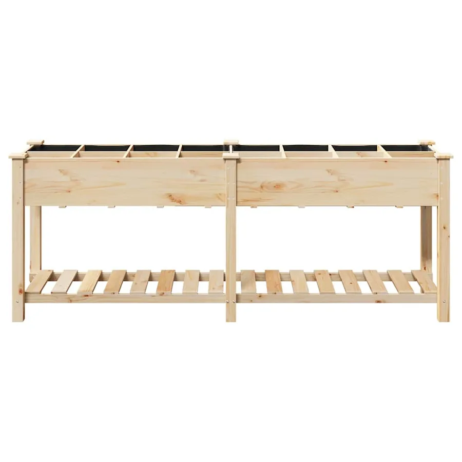 Cache-pot de jardin Beige 203,5 x 53 x 76,5 cm - 5